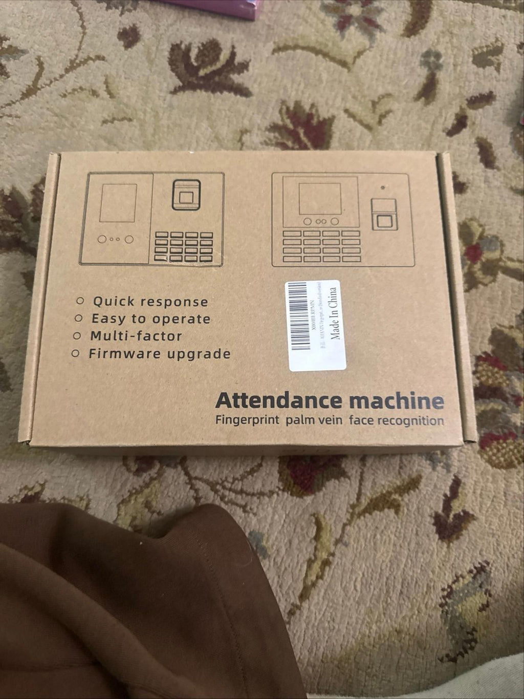 Attendance Machine FACE PALM VEIN Finger Recognition