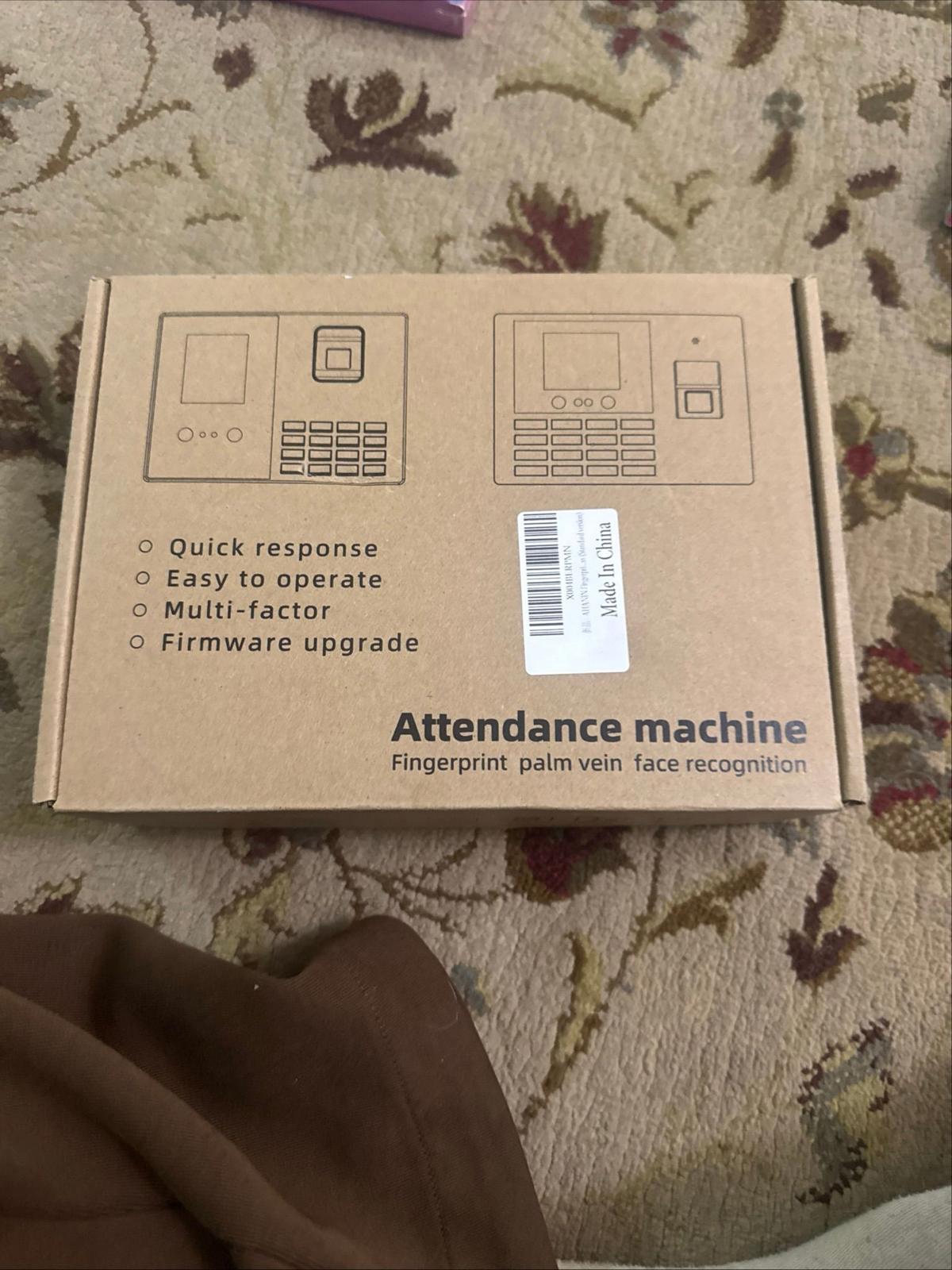 Attendance Machine FACE PALM VEIN Finger Recognition