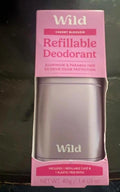Wild Refillable Deodorant Starter Kit Purple Case Cherry Blossom