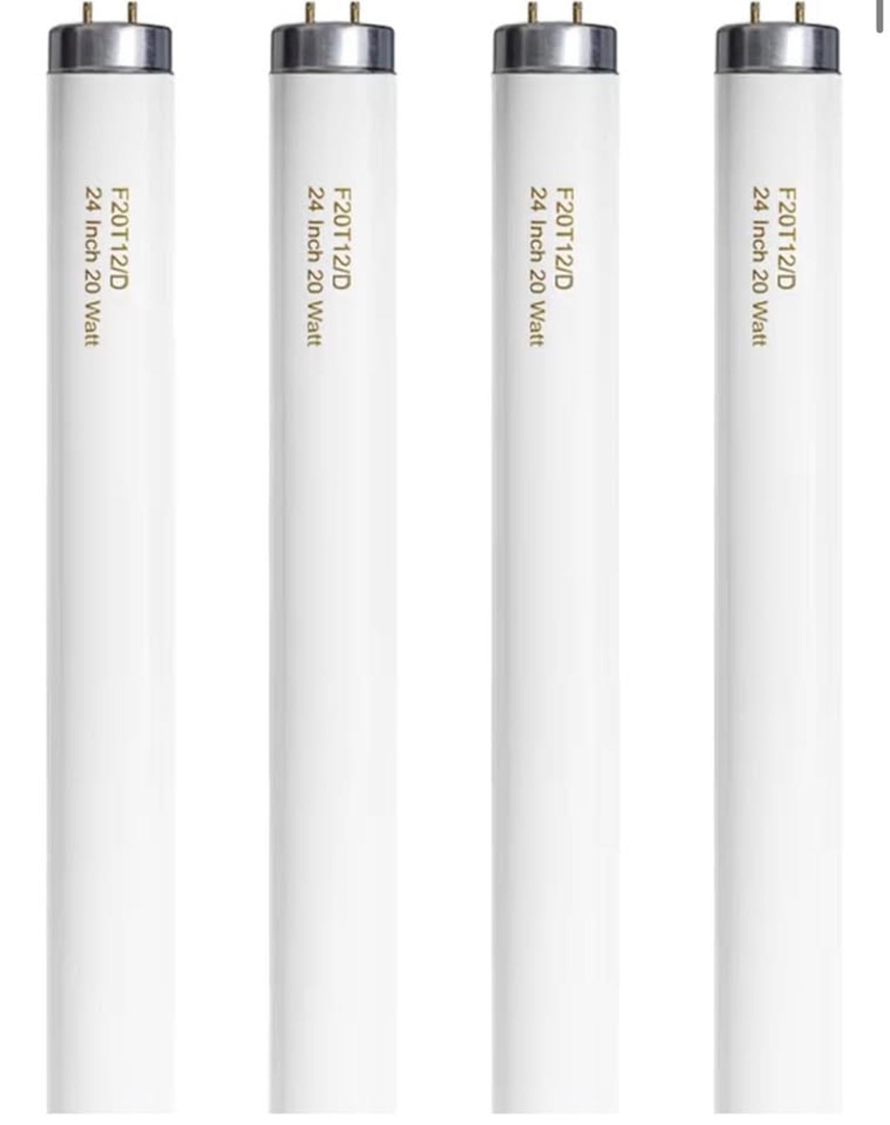 Konideke F20T12/D 24 Inch 20 Watt Daylight T12 Fluorescent Tube light 4 pack