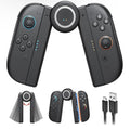 Charging Grip for Nintendo Switch with 5-Position Joy-Pad Bracket & LED