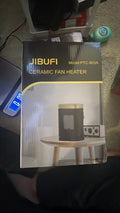 JIBURI Small Portable Space Heater 70 Degree Rotating Feature Electric Heater