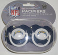 NFL Los Angeles Chargers Pacifier set of 2 Solid Color w/Case by baby fanatic