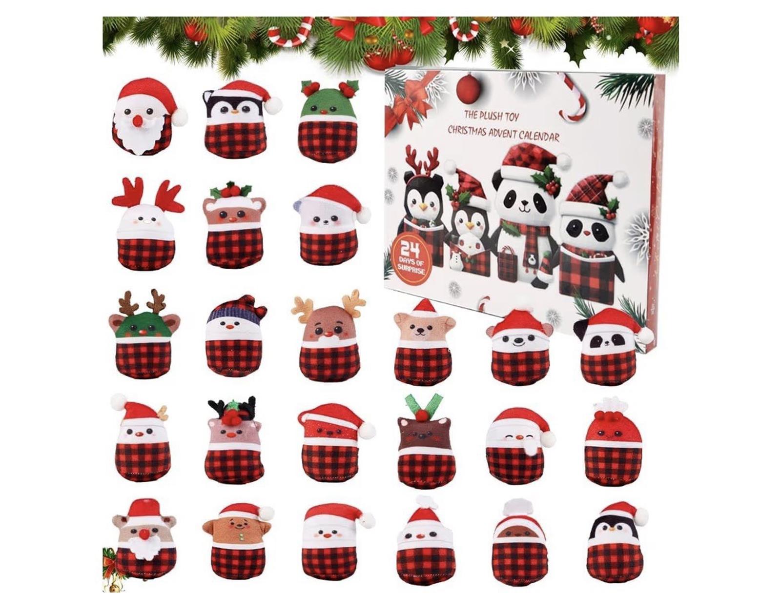 Christmas Advent Calendar 2026, Advent Calendar with 24 Days of Plush Set, Ch...