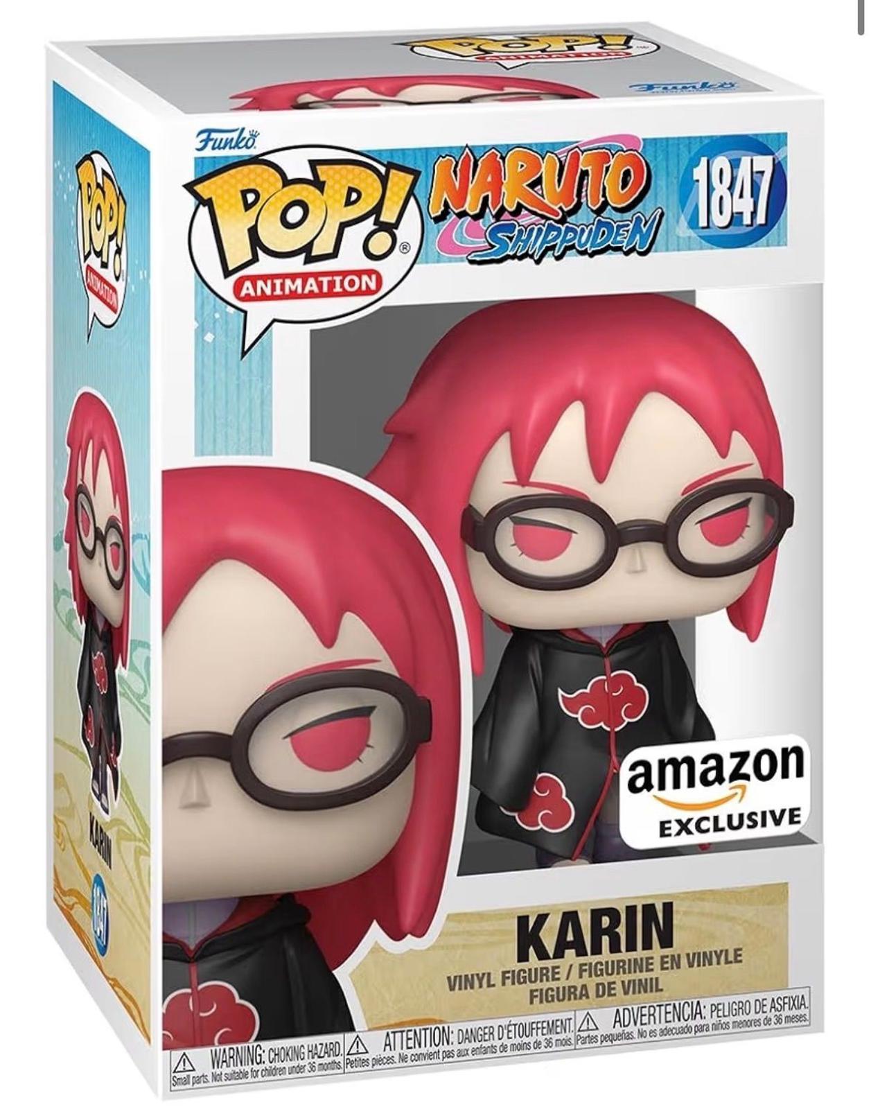 Funko Pop Animation: Naruto Shippuden - Karin, Amazon Exclusive - Collectable Vinyl Figure - Gift Idea - Official Merchandise - Toys for Kids & Adults