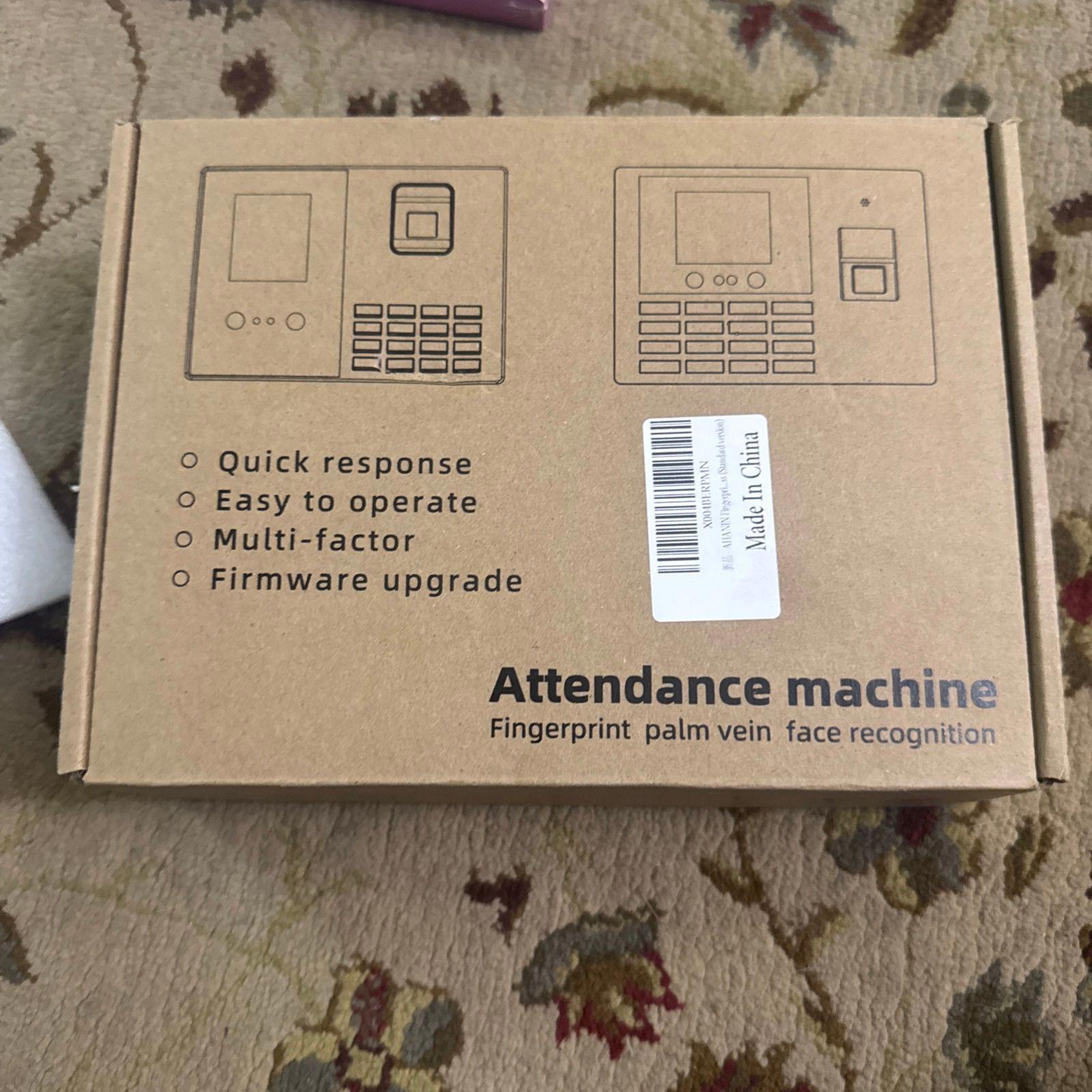 Attendance Machine FACE PALM VEIN Finger Recognition