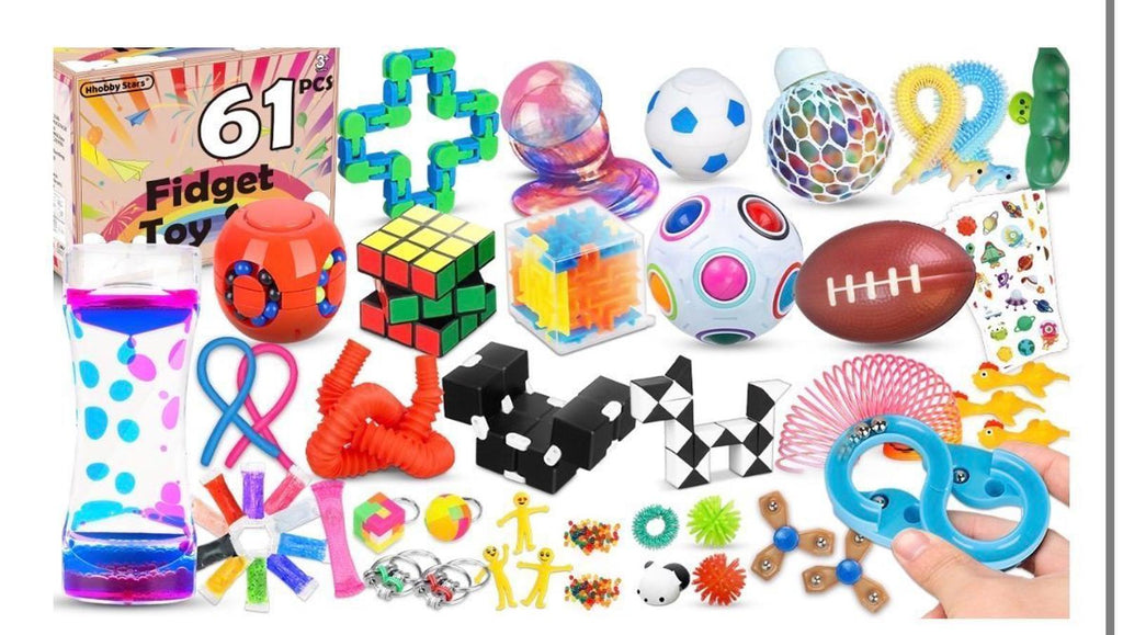 $100 MSRP 76 Pack Sensory Toys Set, Stress Relief and Anti-Anxiety Bundle Sensor