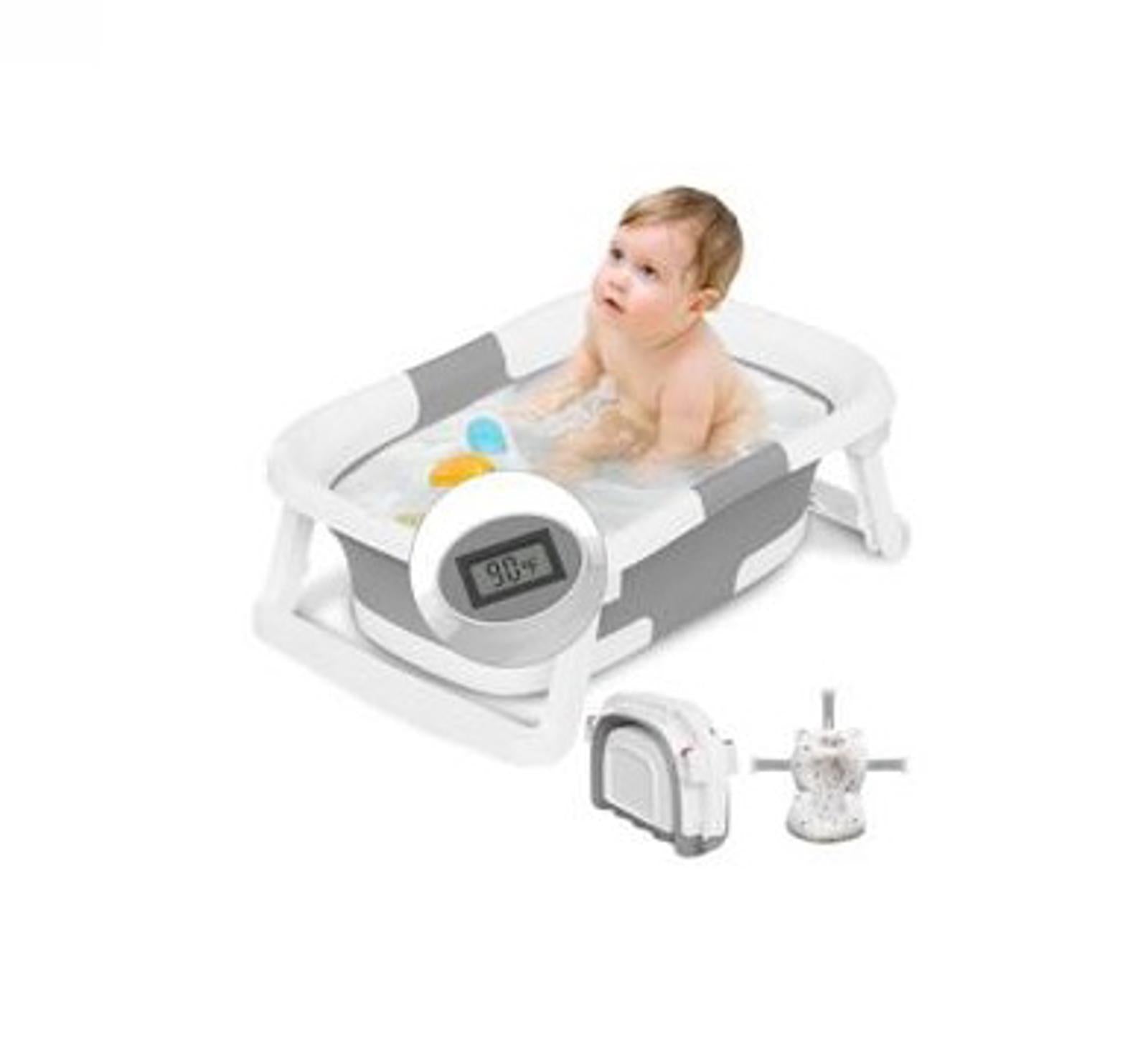 NAPEL Collapsible Baby Bathtub for Infants to Toddler, Portable Travel Baby Bath