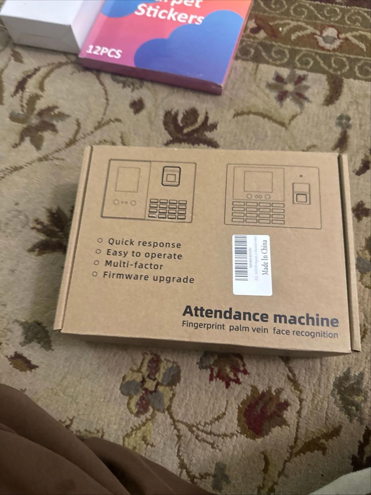 Attendance Machine FACE PALM VEIN Finger Recognition