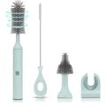 Bottle Cleaner Set - 4 Piece Silicone Brush for Bottles, Pacifiers, Straws - ...