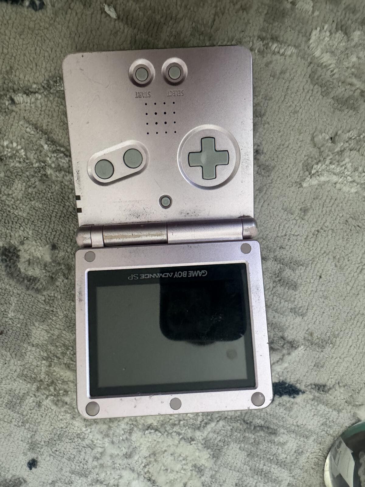 Nintendo Game Boy Advance SP Handheld Gaming Console - Silver