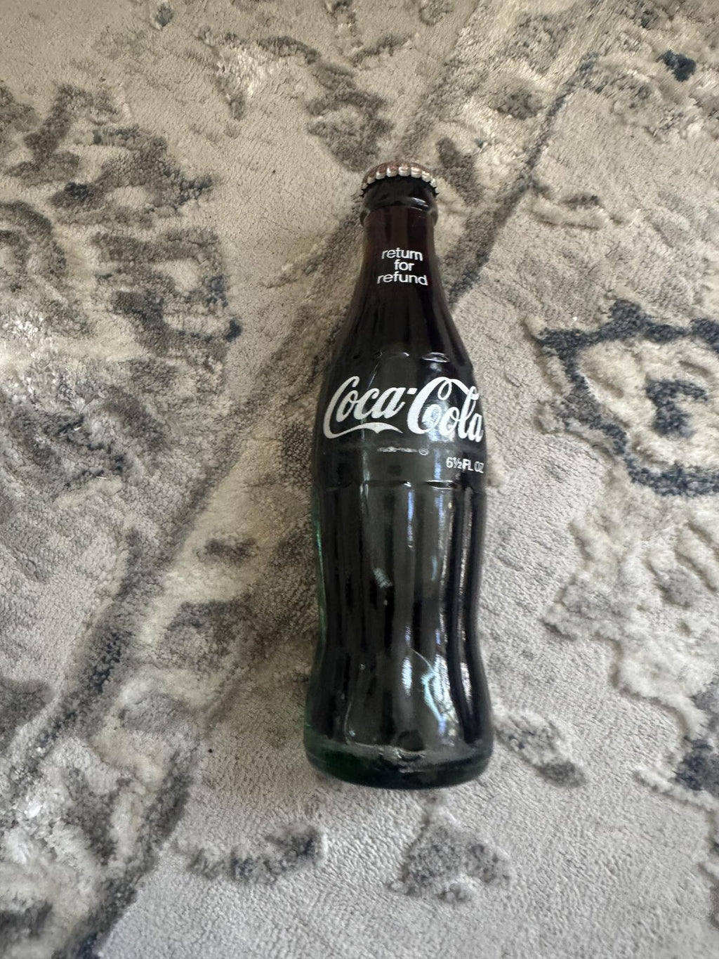Vintage Coca-Cola Glass Bottle 6 1/2 FL OZ