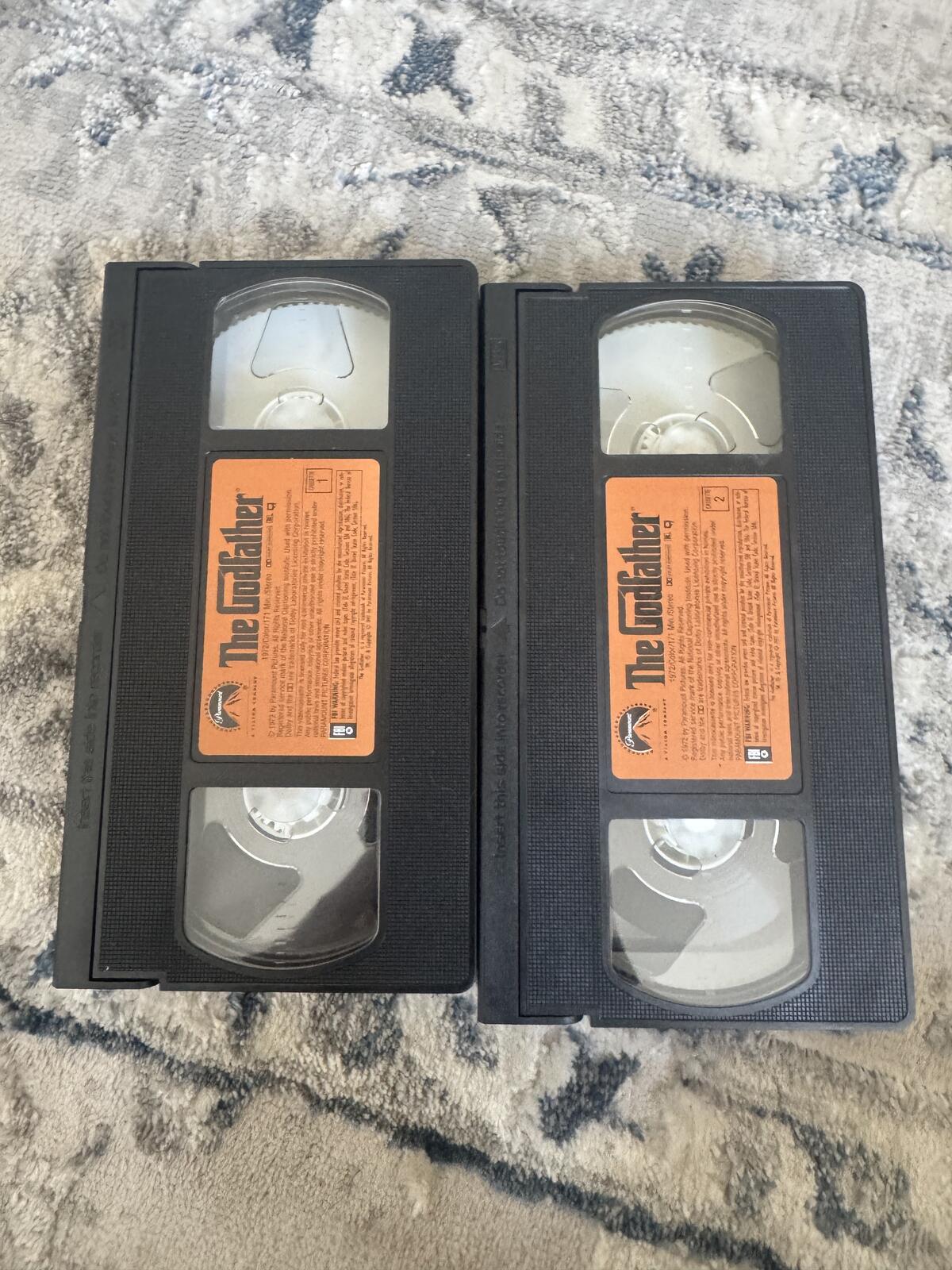 The Godfather VHS Movie Tape Set