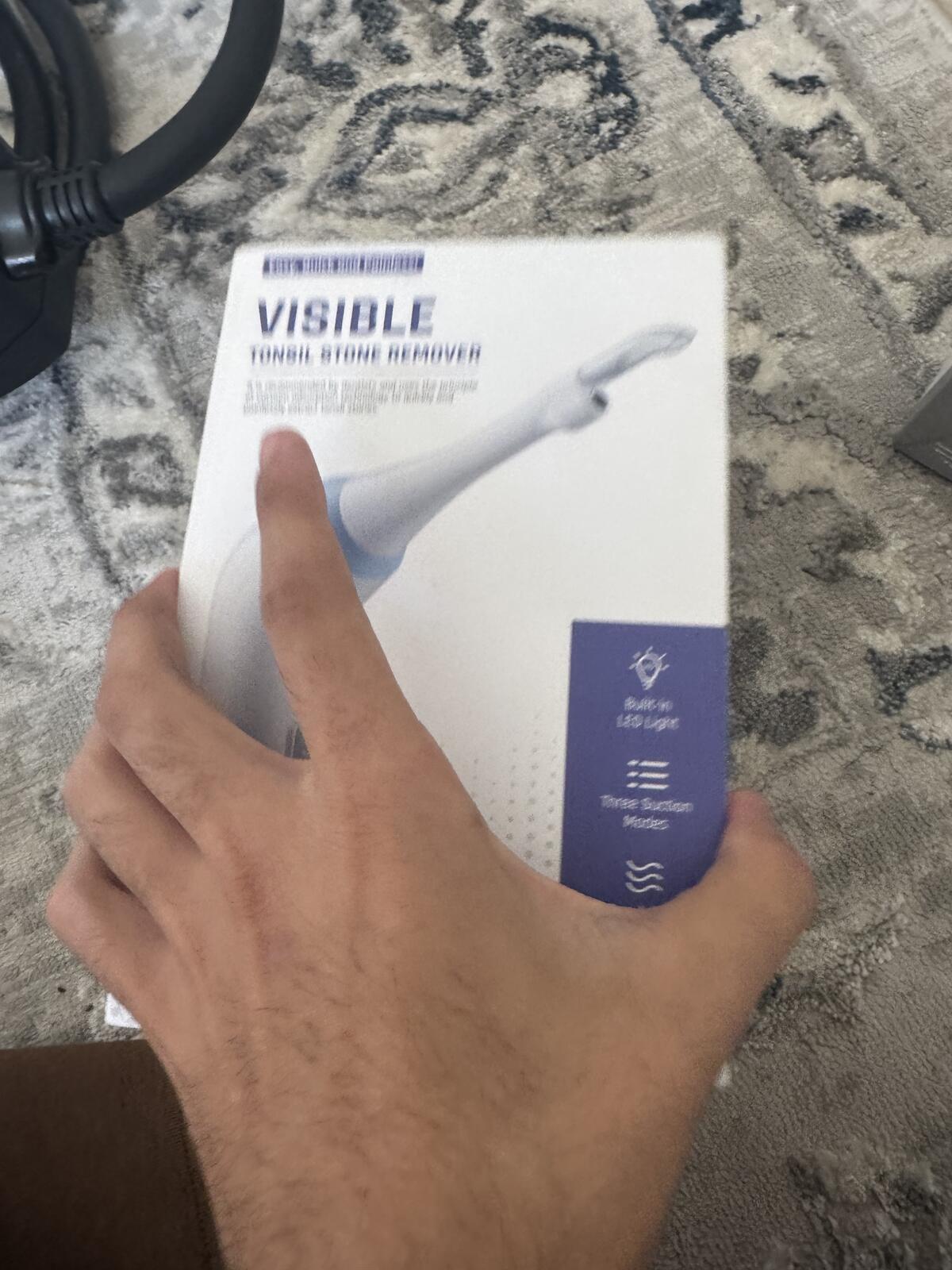Visible Tonsil Stone Remover with Built-in LED Light and Vacuum Adsorption
