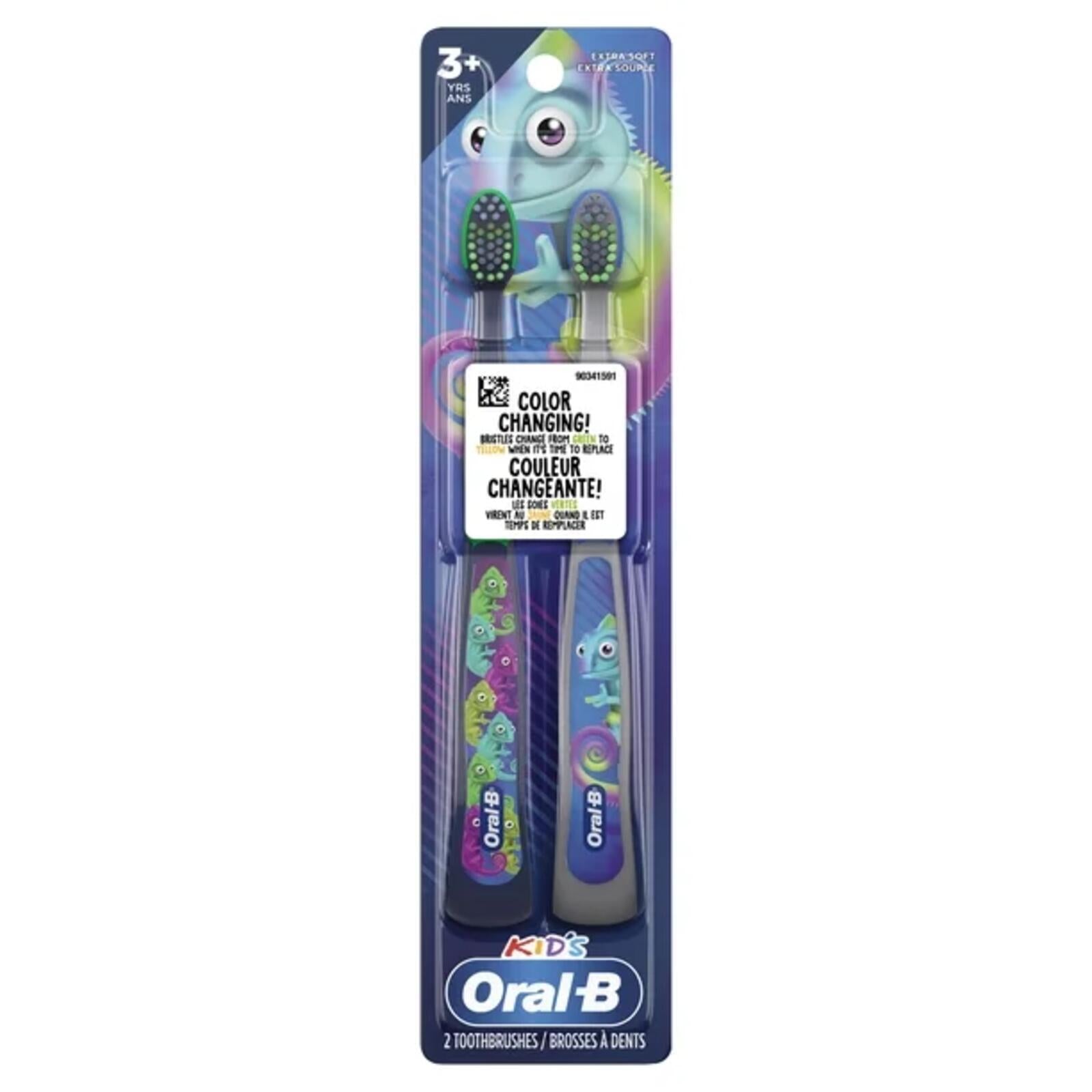 Oral-B Kids Color Changing Toothbrushes - 2 Pack