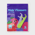 up&up Kids' Flossers with Fluoride, Mild Berry Flavor, 75 Count