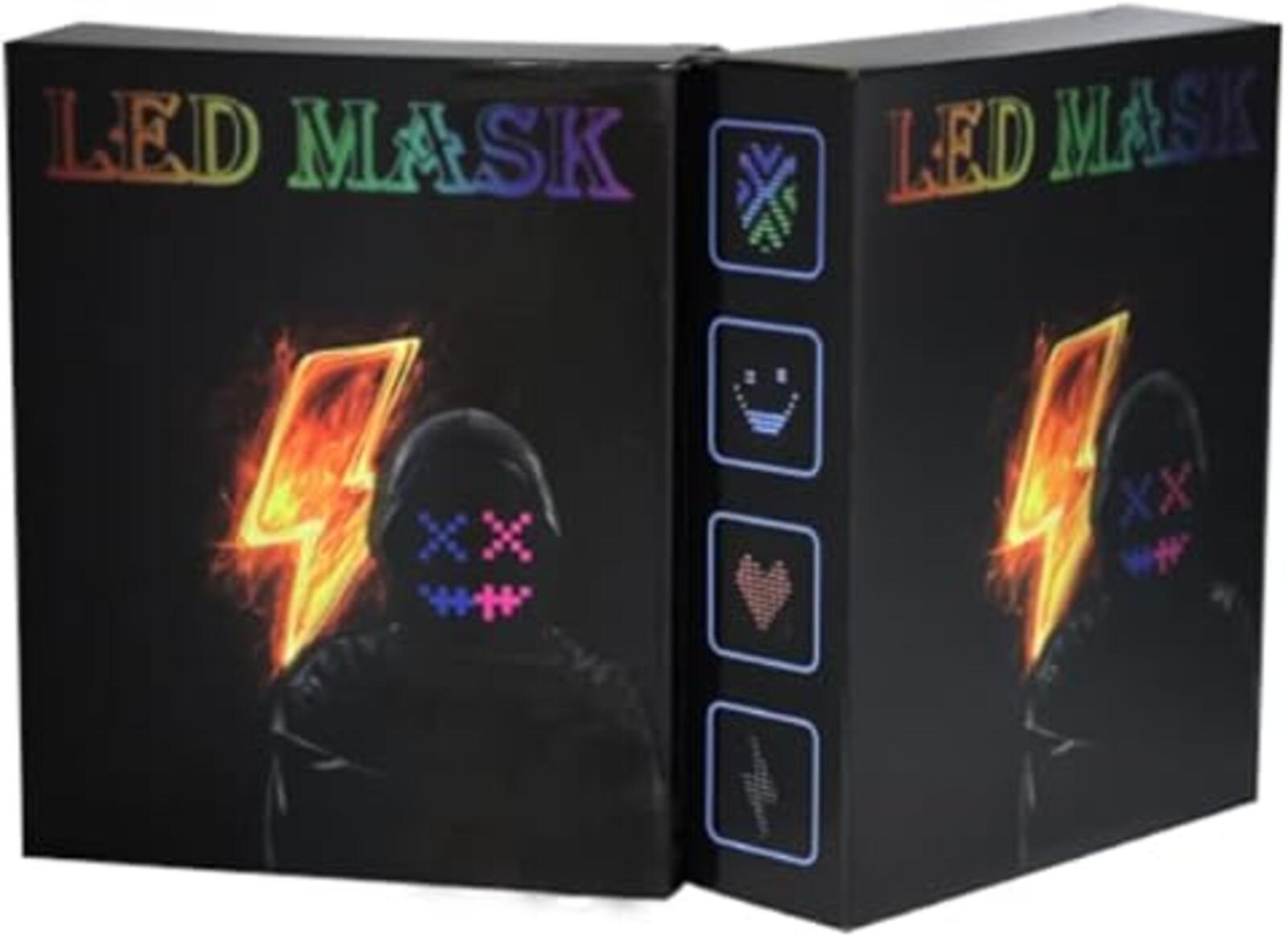 LED Light Up Mask with Multiple Face Designs