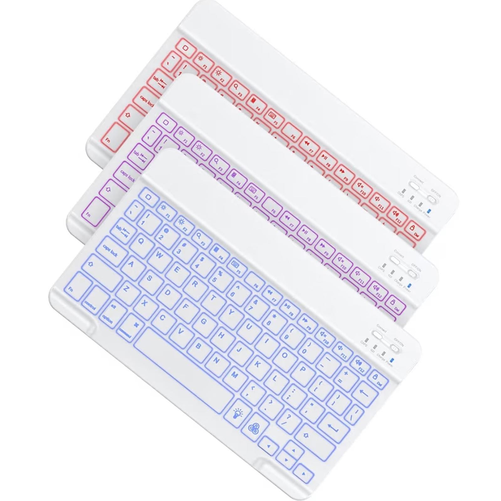Wireless Bluetooth Keyboard with Color Backlight