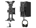 Adjustable Wall Mount Bracket for PC and Headphones Holder