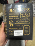 Best Boss Inspirational Spiral Notebook