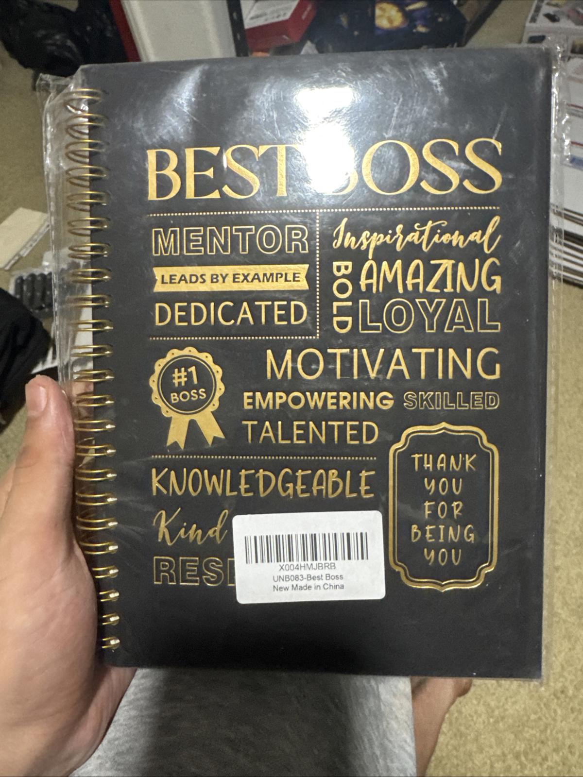 Best Boss Inspirational Spiral Notebook