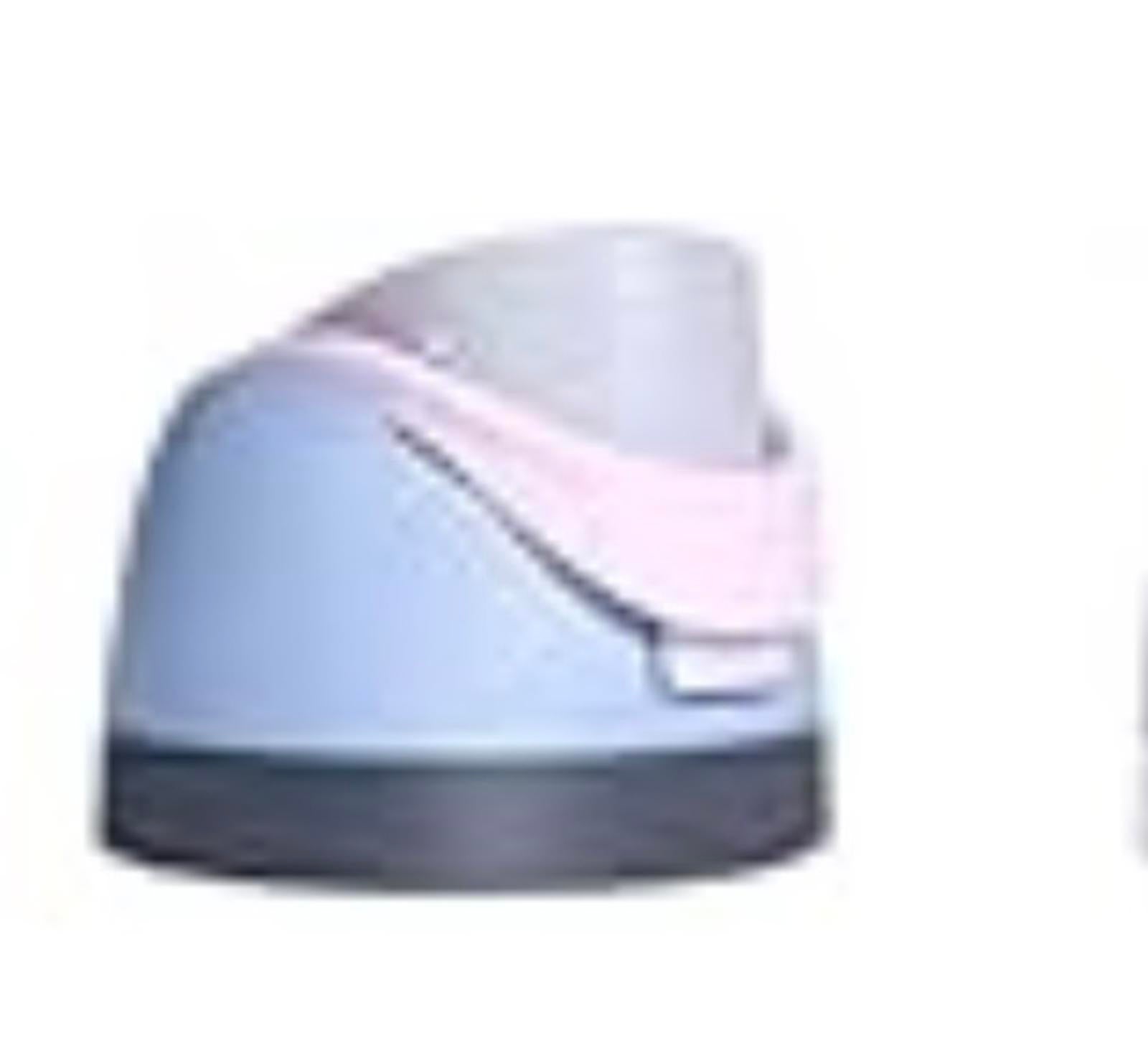 Compact Electric Kettle with Blue and Pink Accents