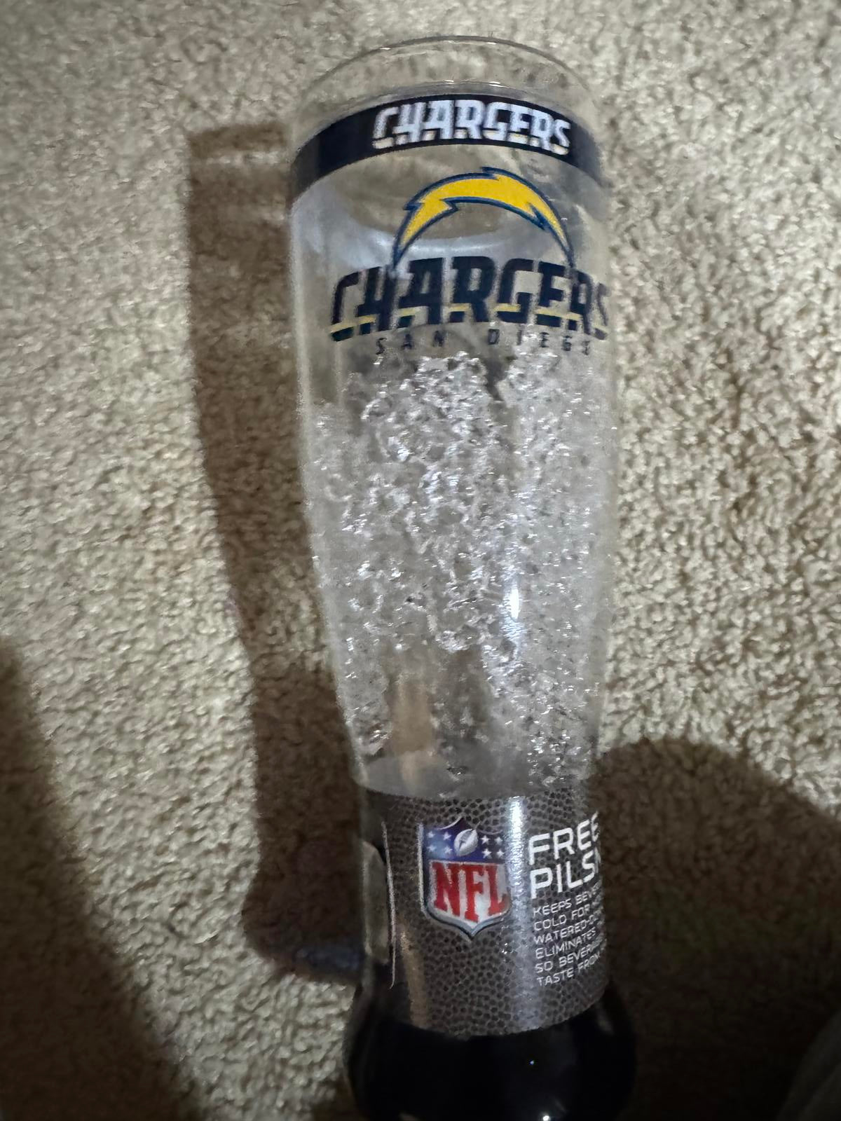 San Diego Chargers NFL Free Pilsner Glass