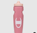 Pink Sports Water Bottle with Light Pink Cap