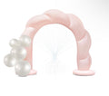 Inflatable Pink Balloon Arch with Sprinkler and Decorative Balloons