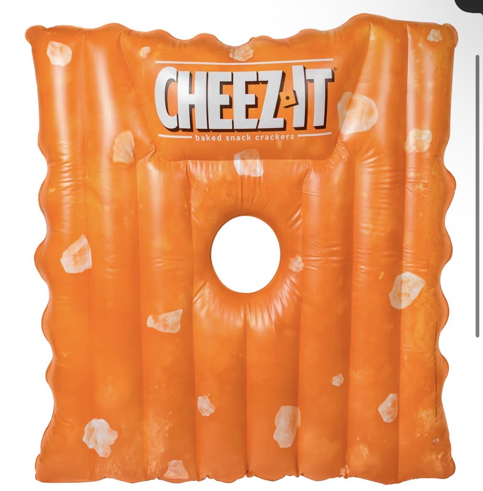 Cheez-It Original Pool Float Inflatable Snack Float