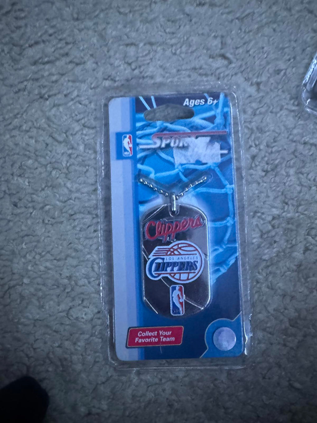 Los Angeles Clippers NBA Dog Tag Keychain