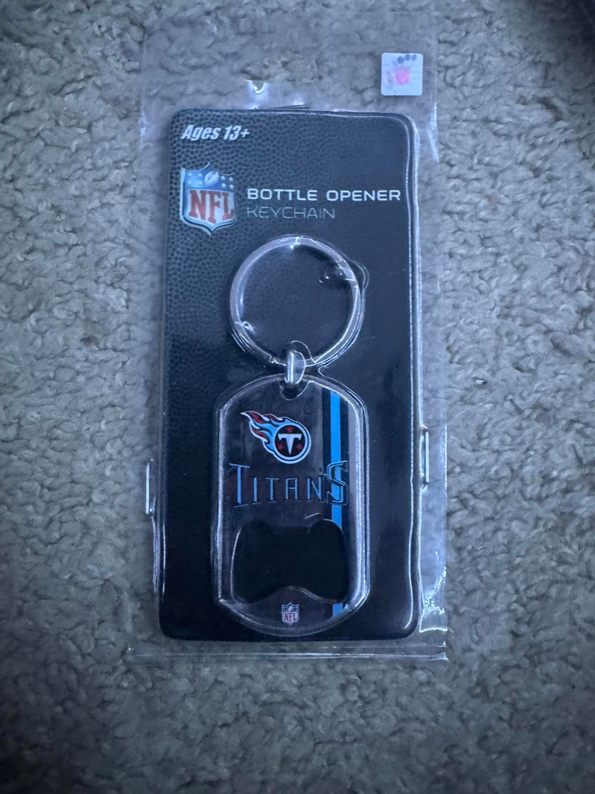 NFL Tennessee Titans Bottle Opener Keychain