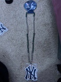 Forever Collectibles New York Yankees Team Beads Necklace