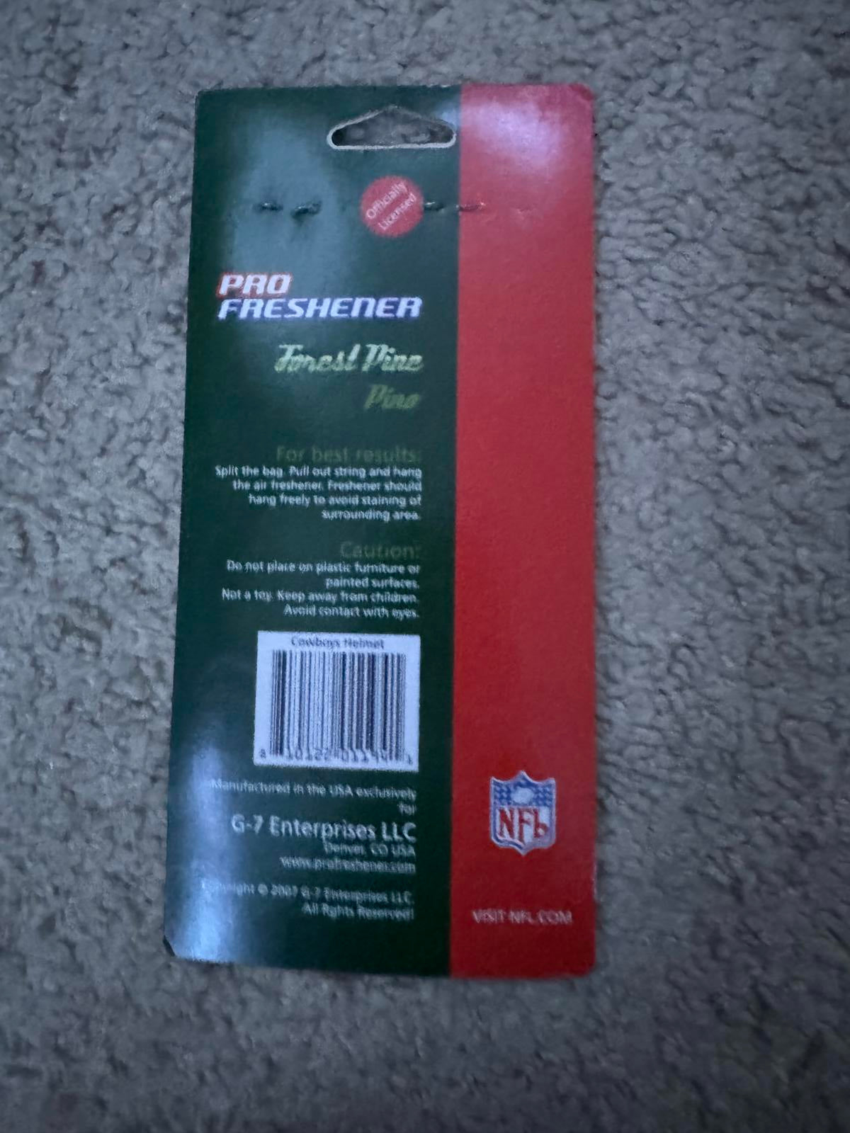 NFL Dallas Cowboys Pro Freshener Frost Pine Air Freshener