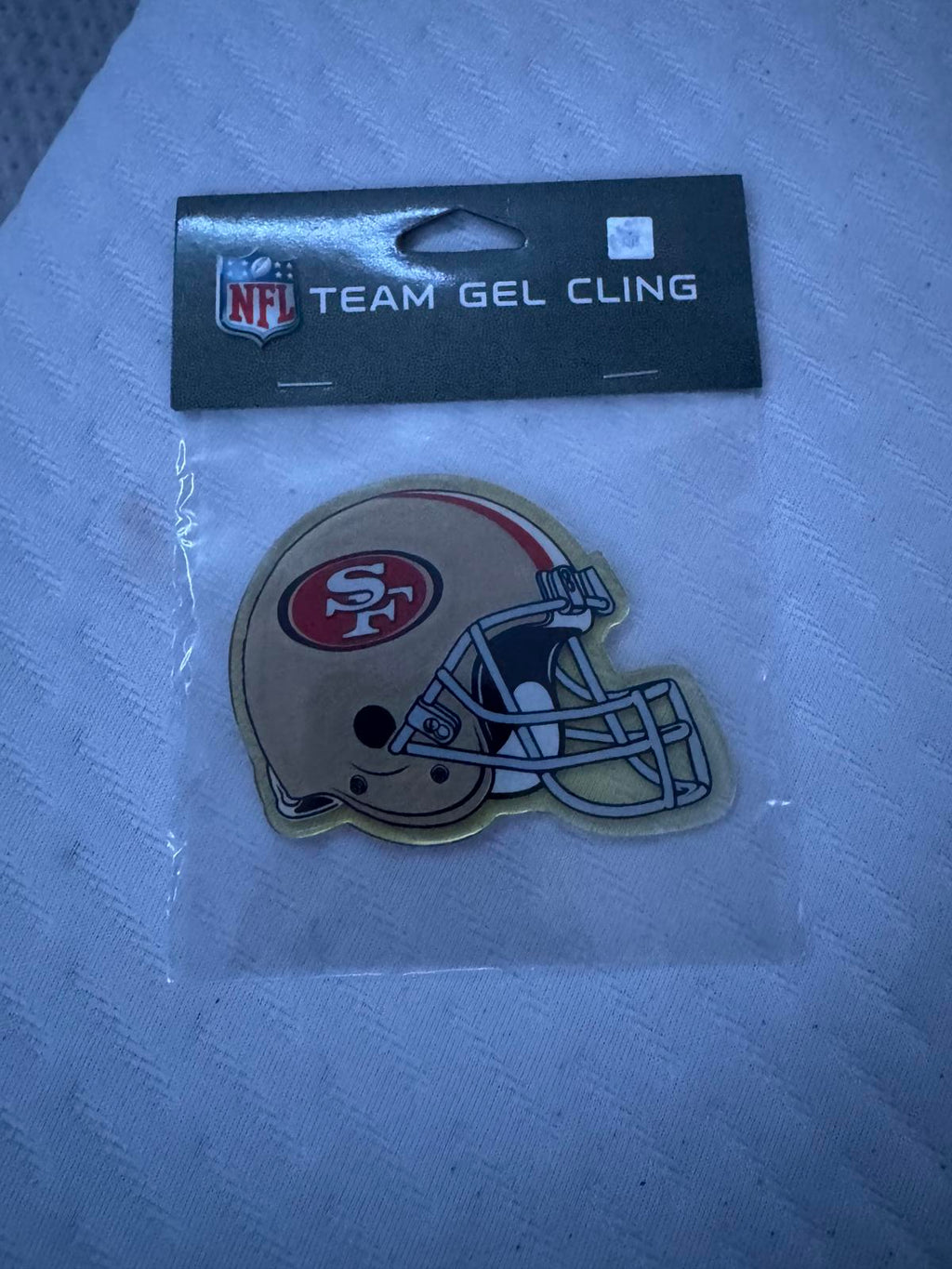 NFL San Francisco 49ers Team Gel Cling Window Sticker