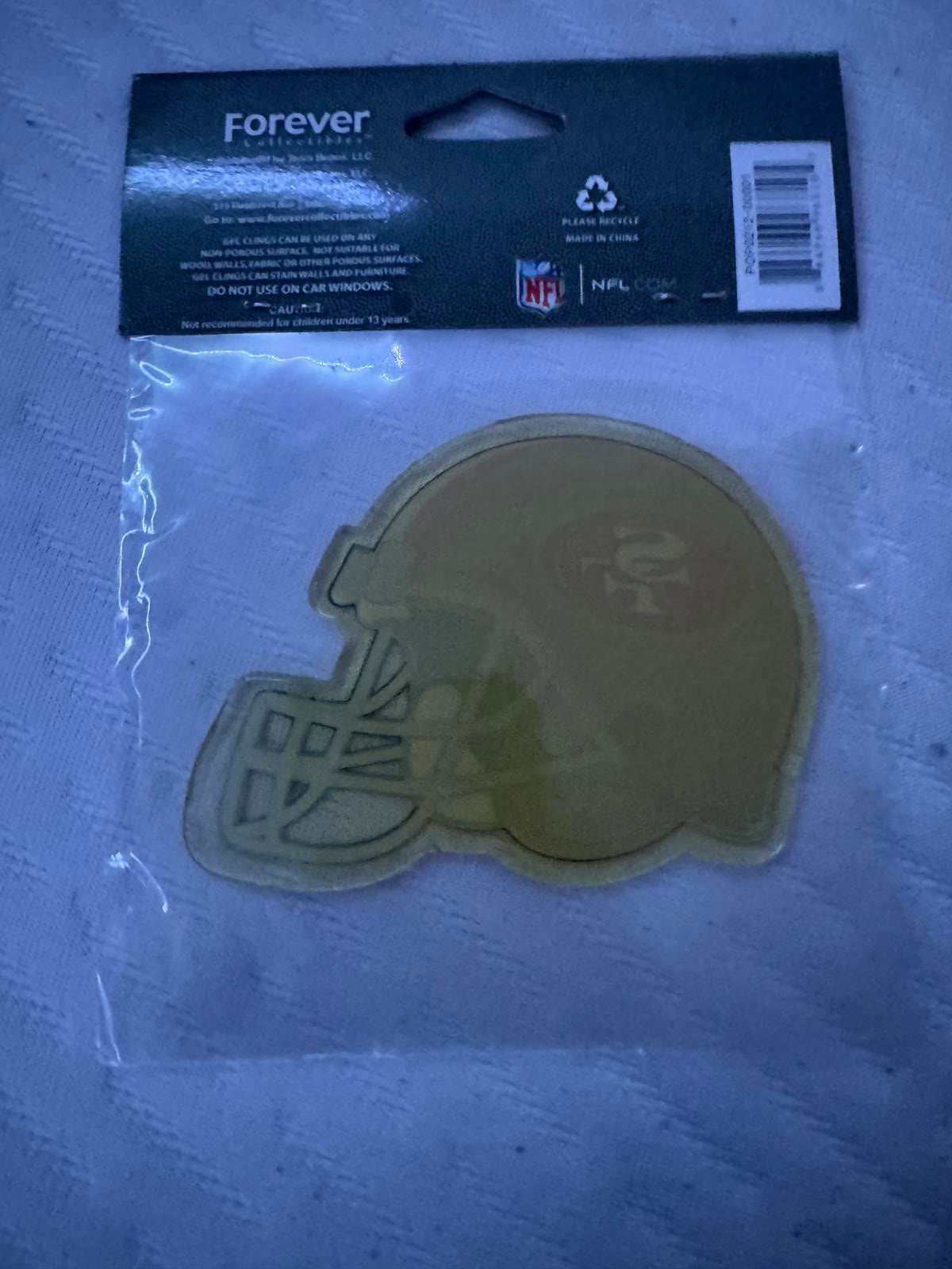 NFL San Francisco 49ers Team Gel Cling Window Sticker