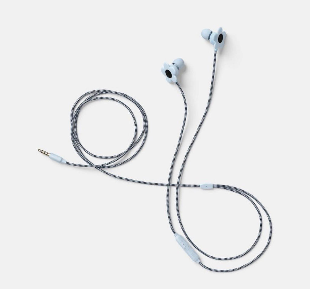 2 pack Floral Wired In-Ear Earphones with 3.5mm Jack