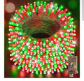 300 LED Christmas Lights, Extra Long 98.5FT Xmas String Lights Red & Green