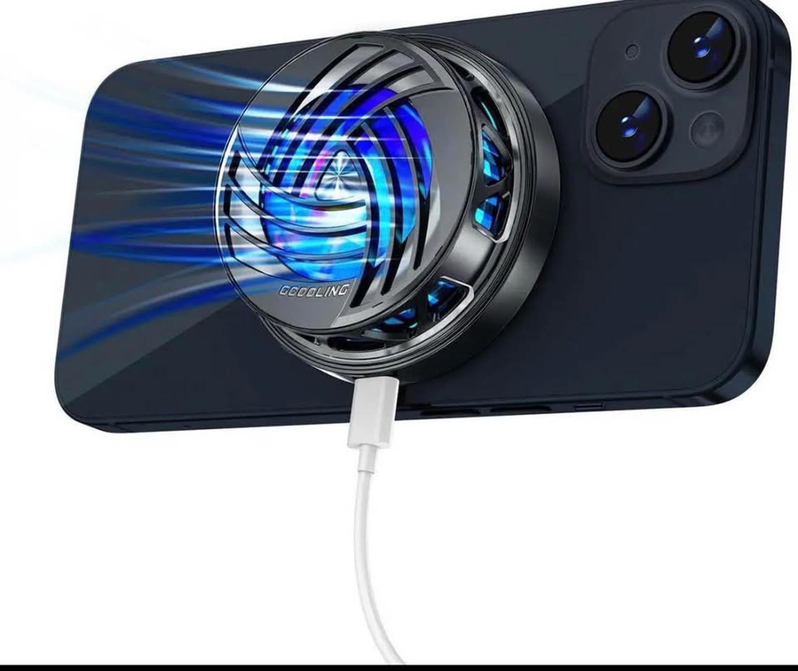 PEPPER JOBS Magnetic Cell Phone Cooler with LED Display an