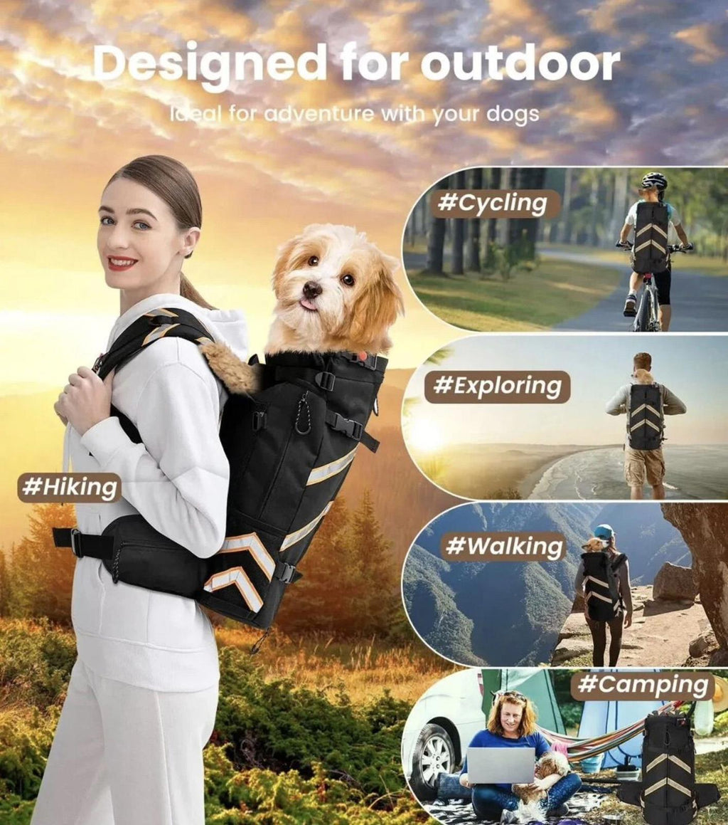 UNICITII Dog Carrier Adjustable Backpack for XS Small Medium Dogs Brand New