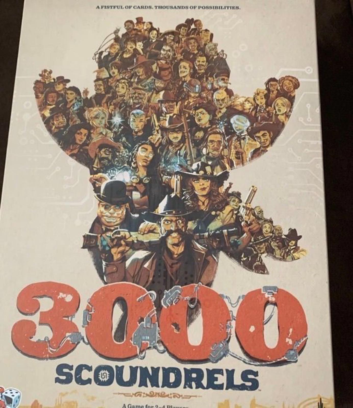UNEXPECTED GAMES ASMODEE 3000 SCOUNDRELS GAME BY COREY KONIECZKA 2022