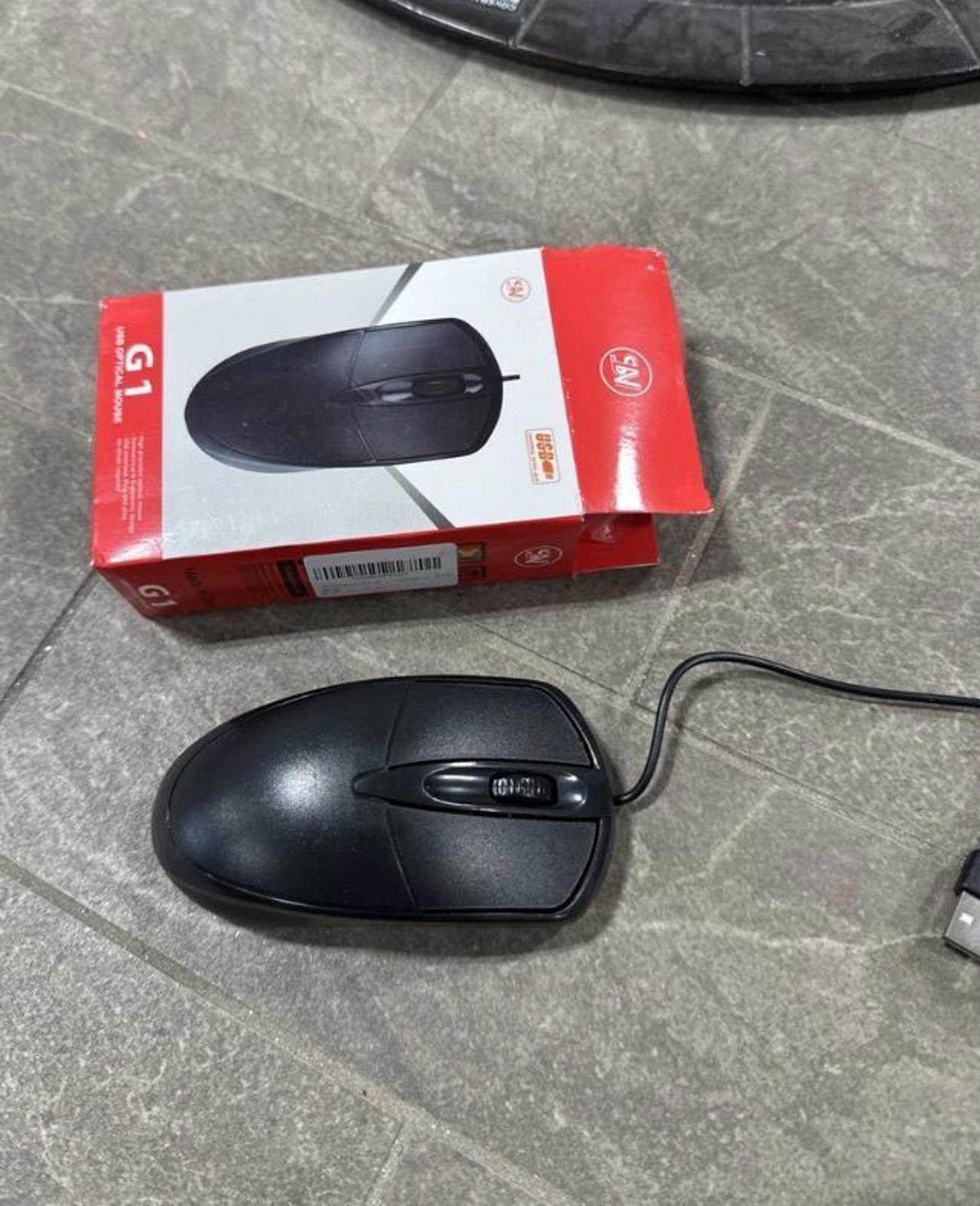 new G1 USB  Optical Mouse  Black New in box