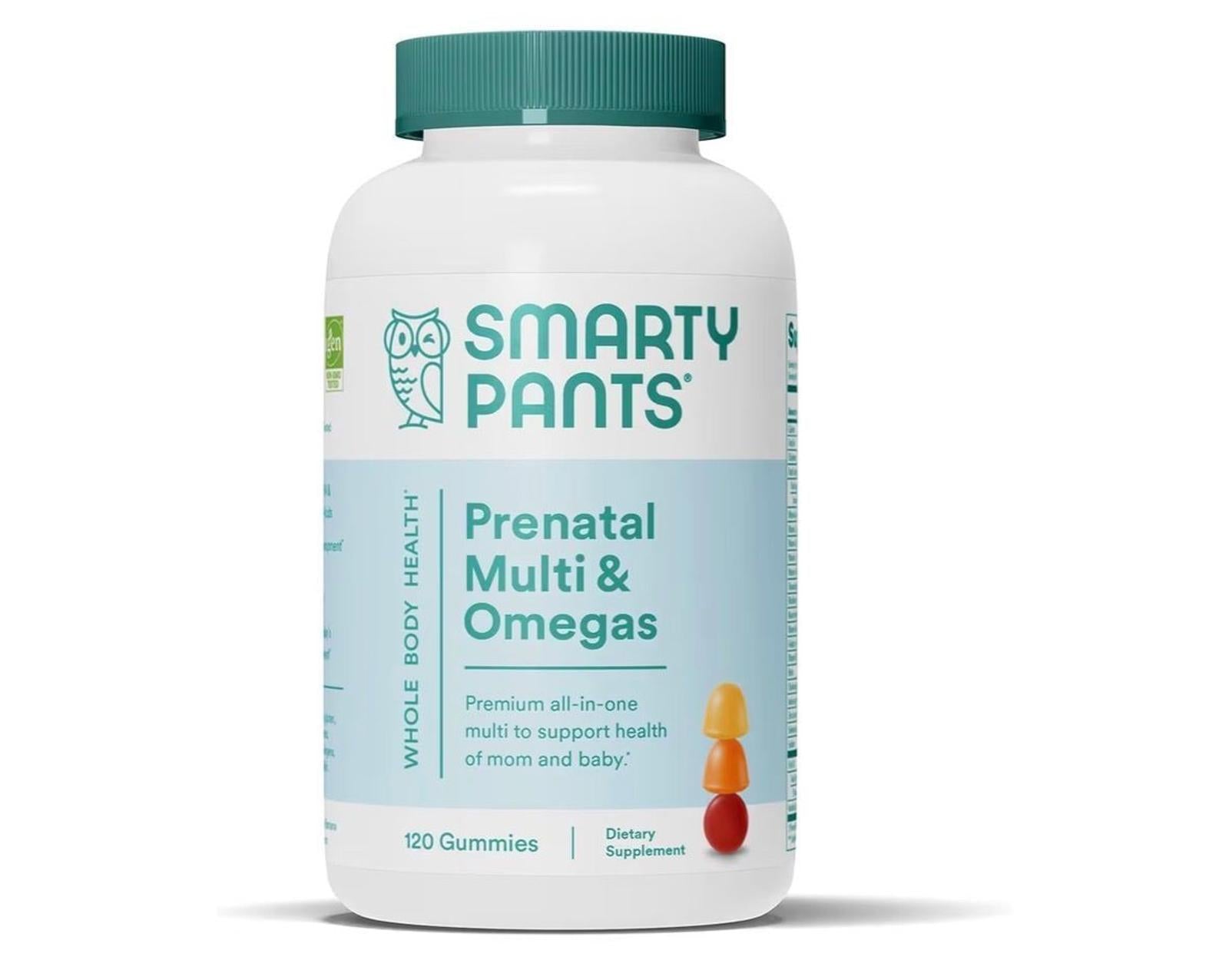 Smarty Pants Prenatal Formula,  120ct, Prenatal Multi & Omegas, gummies, 06/2026