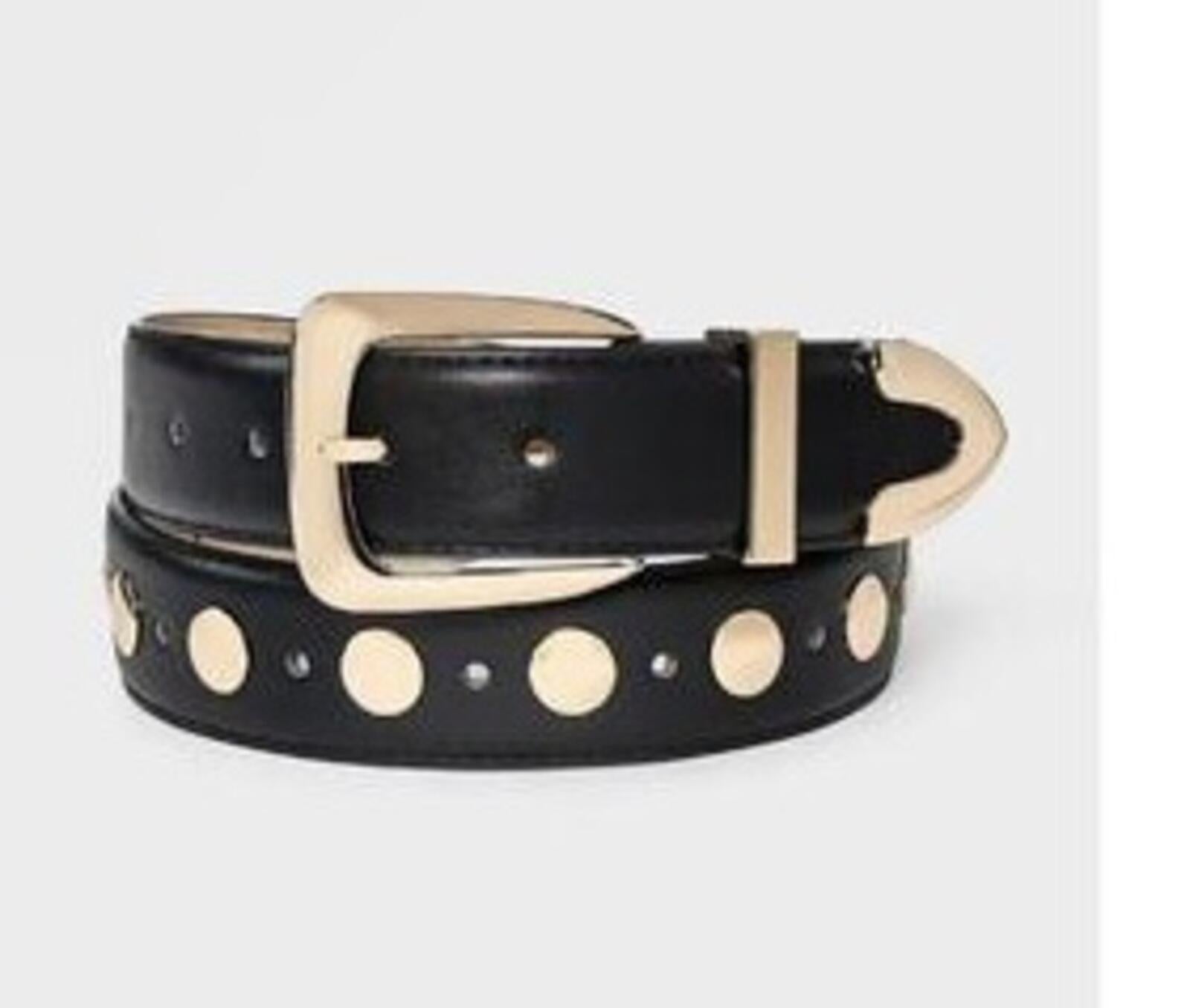 A New Day Dome Stud Belt, XXL - Black