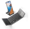 Samsers Foldable Bluetooth Keyboard with Touchpad, Portable Wireless Keyboard