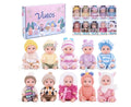 10pcs Set 4 Inch Reborn Baby Dolls - Open Eyes Realistic Baby Doll Toys for Kids