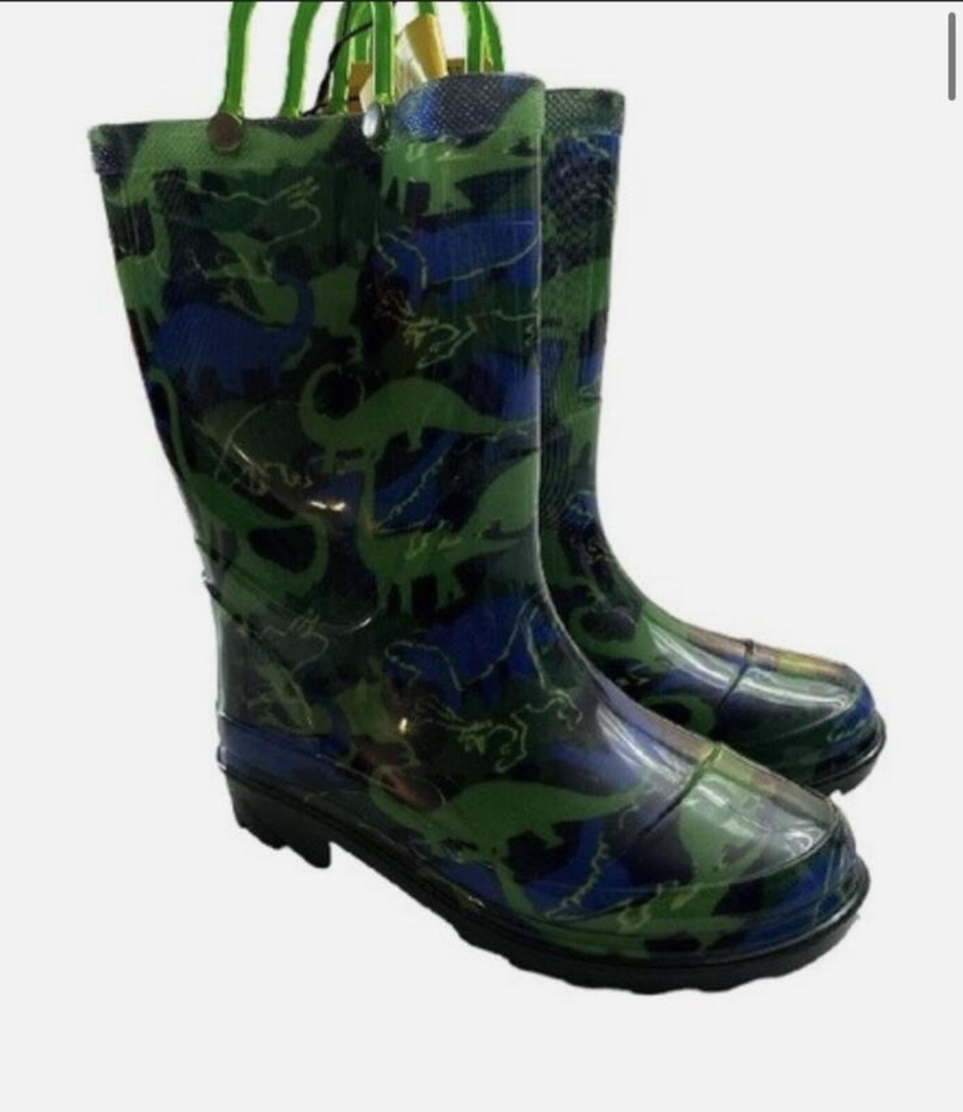 Timberland Waterproof Light-Weight Camouflage Rain Boots size 7-8 kids