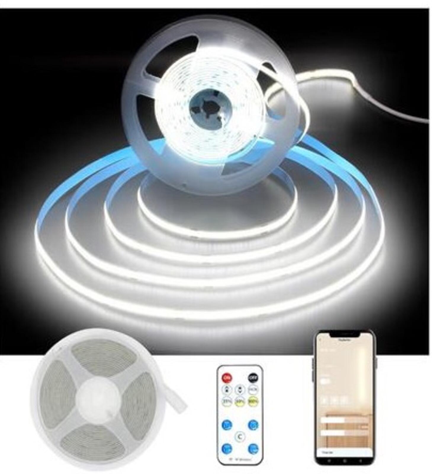 DAYBETTER COB LED Strip Lights, 32.8ft/10m 3200 LEDs Bright Daylight White LED