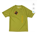 ZeroXposur Men's Short Sleeve Rash Guard Sun Protection Tee Lime, M