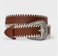 Western Belt - Wild Fable Brown L: Adjustable Strap, Buckle Closure, Solid